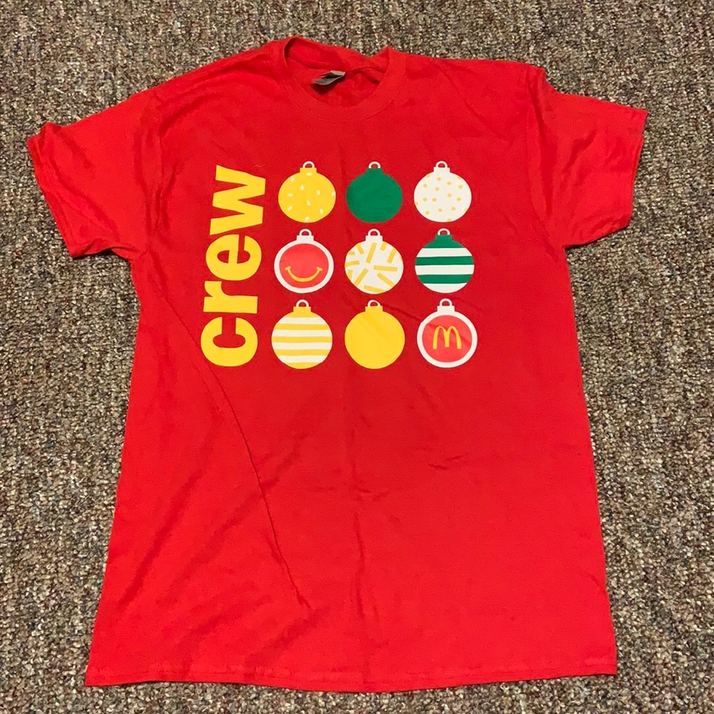 McDonalds Christmas Shirt *Size S+M*